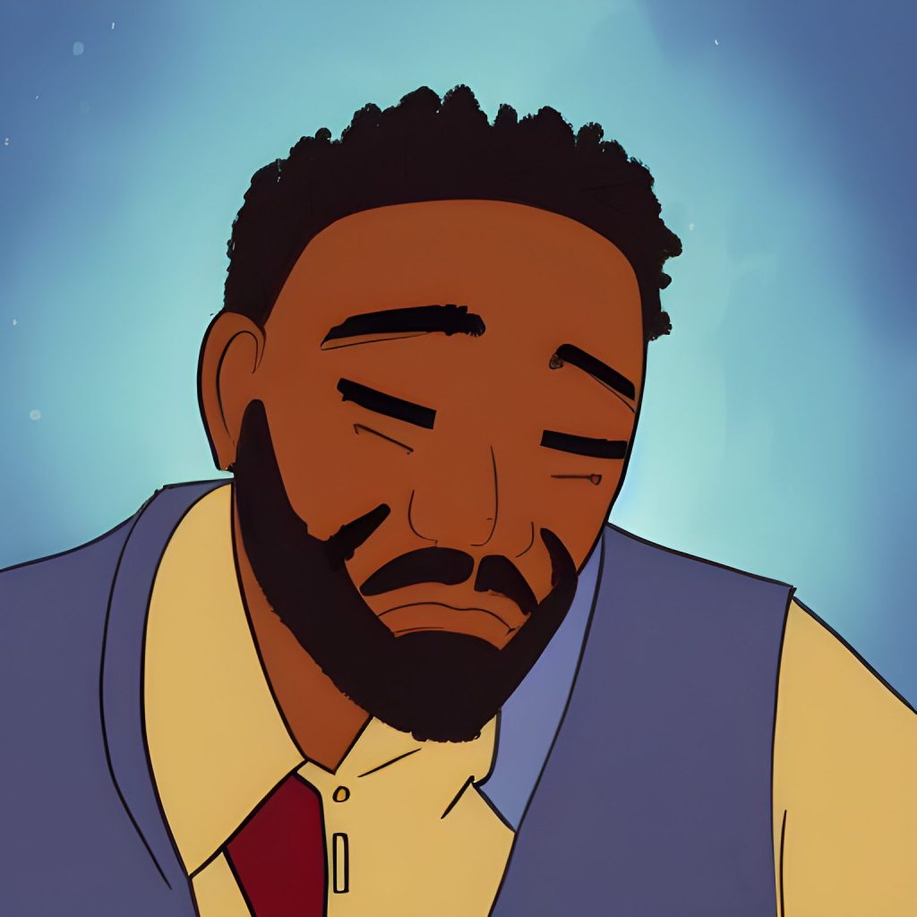 an children's book illustration of James Byrd, a beautiful spirited black man that was viciously lynched in jasper texas in 1998. illustration, trending on artstation, Cinematic Lighting